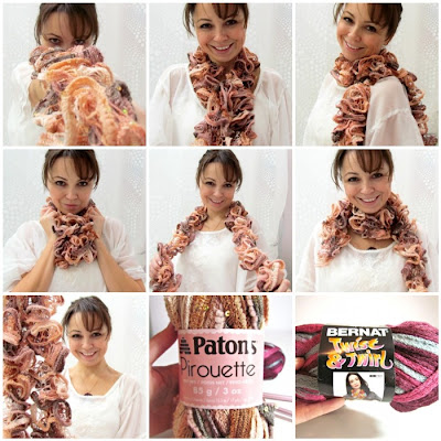 DIY, How to Knit, knitted scarf, Twist and Twirl, Pirouette, How to cast off Twist and Twirl How to cast off Pirouette, finishing twist and twirl, How to Twist and Twirl yarn, easy DIY scarf