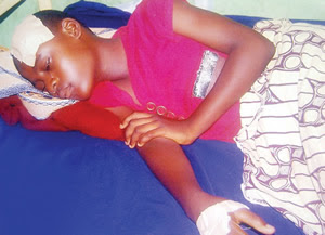 See How 9 year old girl narrowly escapes decapitation