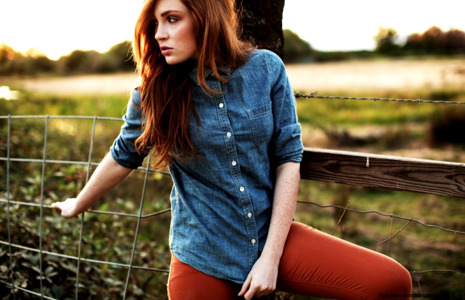 Girl Field Redhead Hd Wallpaper Best Desktop Wallpapers Girl Field Redhead Hd Wallpaper Best Desktop Wallpapers