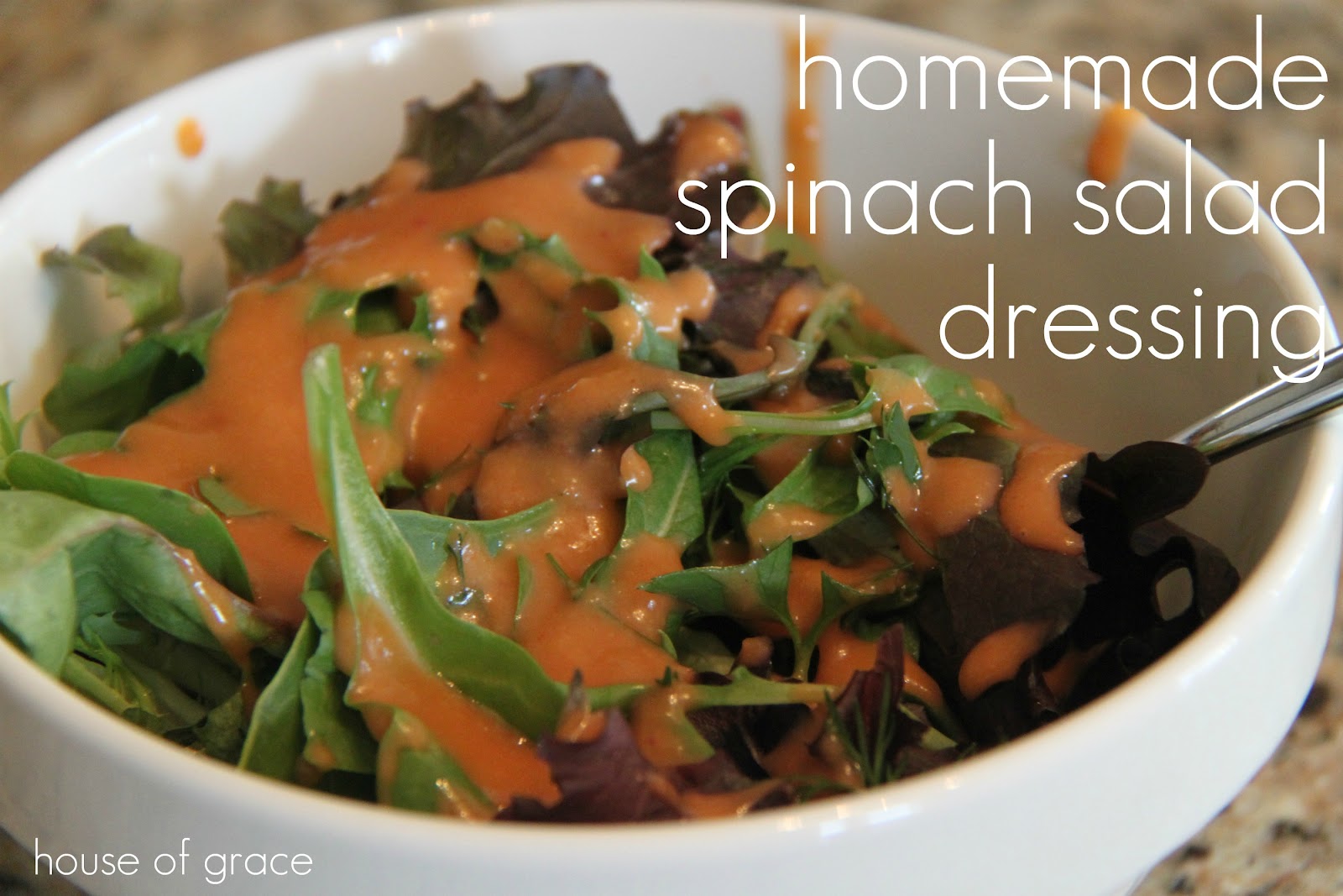 Homemade Spinach Salad Dressing Bonnie Donahue