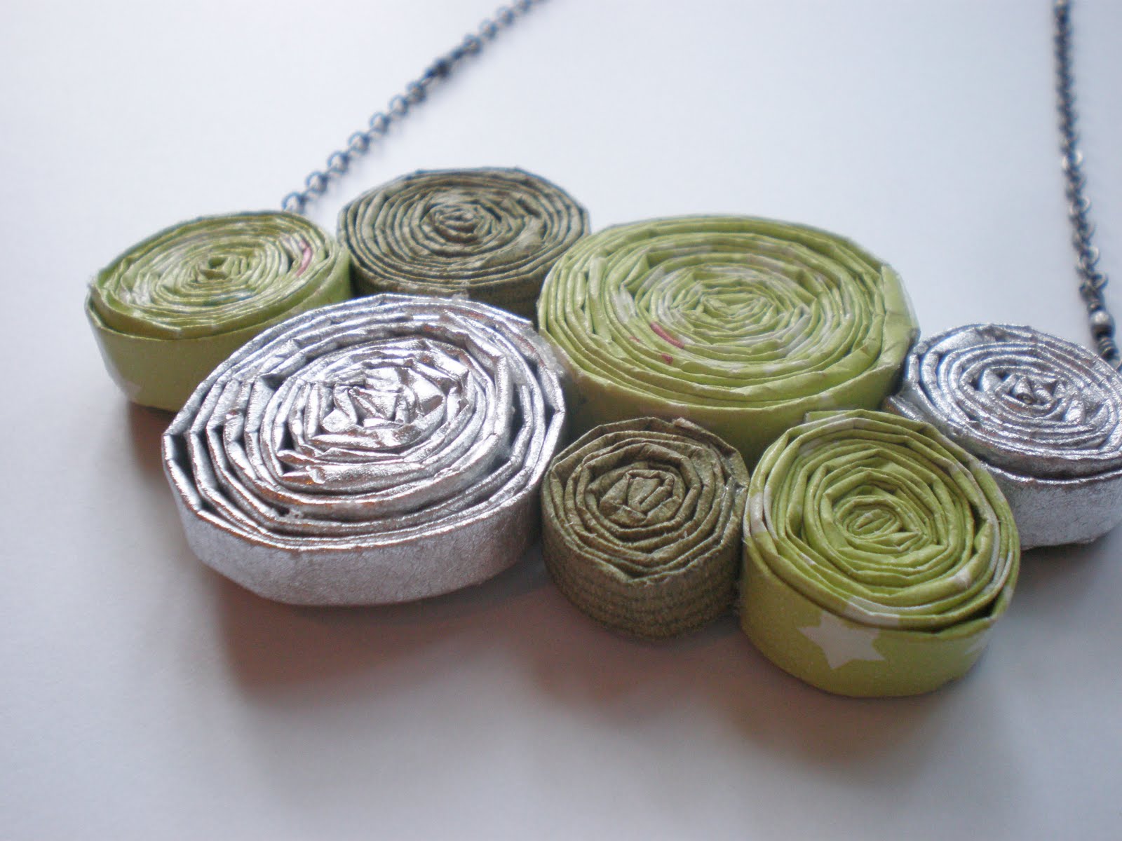 Wrapping Paper Necklace
