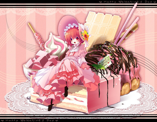 Sensual Food  Anime+pink+happy+valentine's+day+wallpaper+5+stars+by+sakurano+miya+mangaka+phistars
