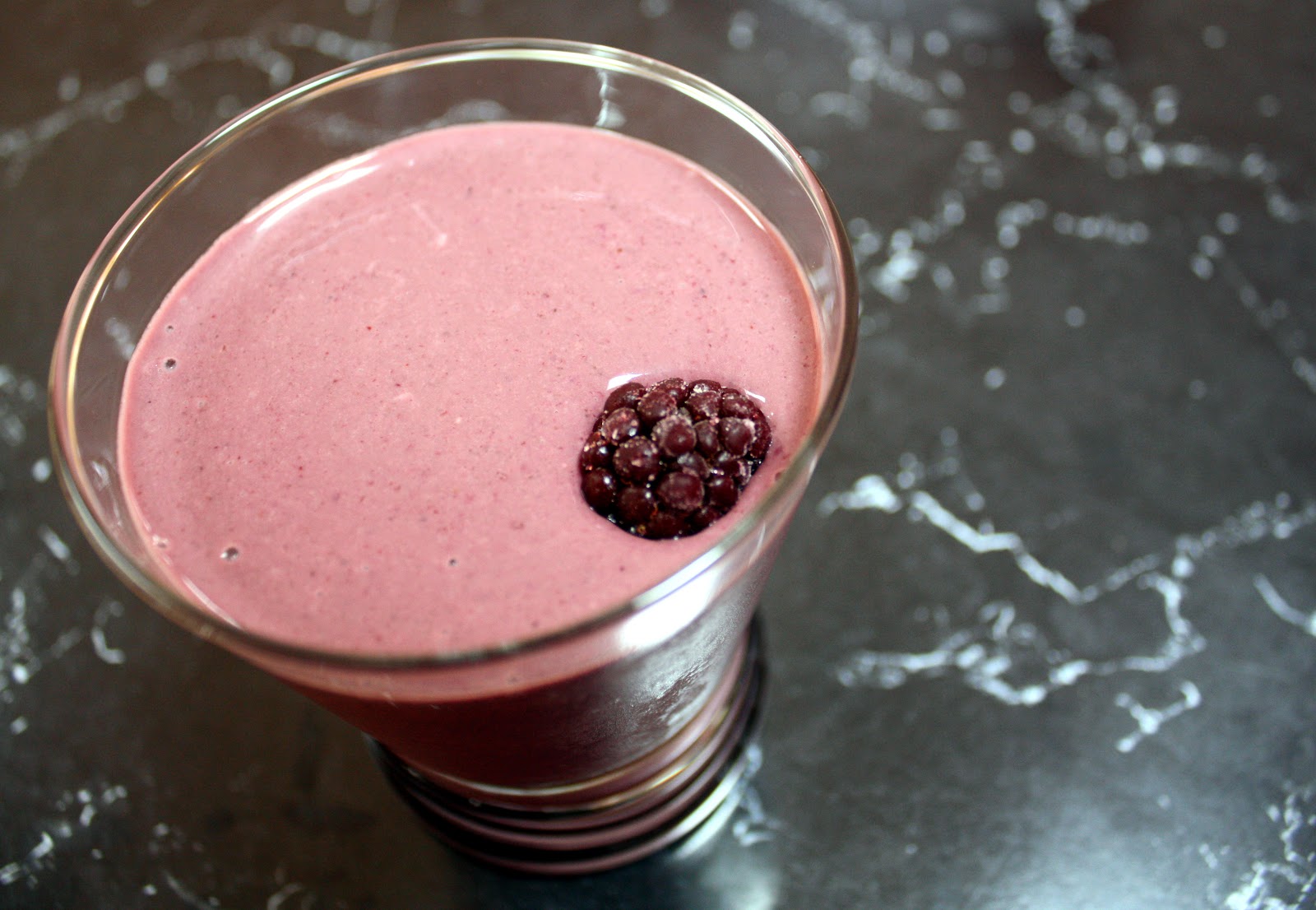 Nanna's Cookbook Purple Kale and Berry Smoothie