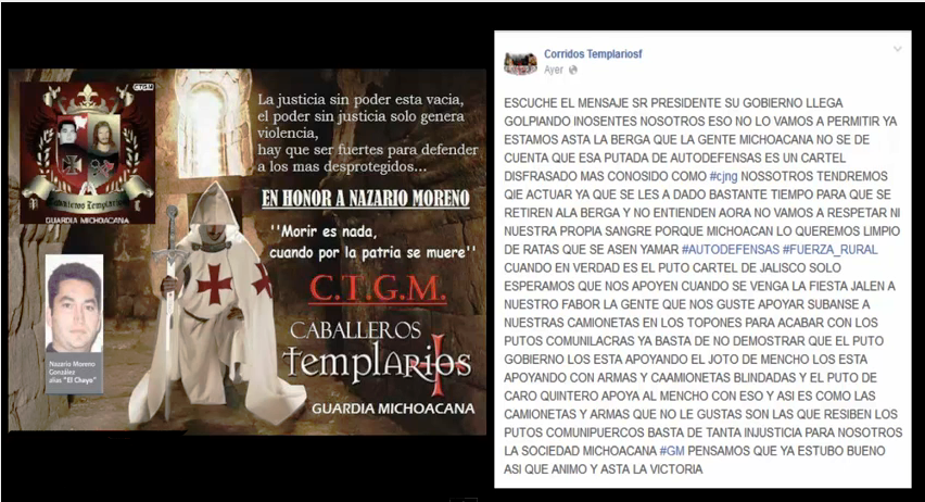 Tuta a EPN: "Su Gobierno está haciendo daño a inocentes" Menciones Caro Quintero Tuta+message+to+epn