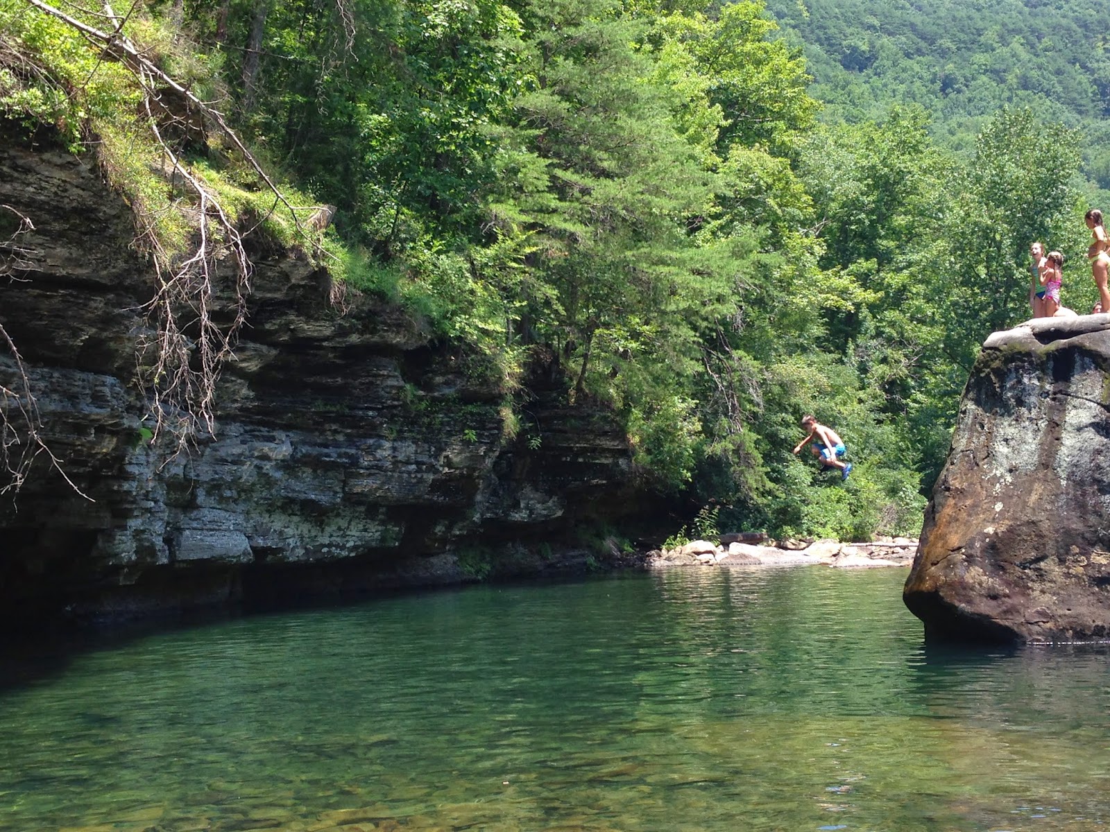 Frugal Family Travelers Blue Hole in Soddy Daisy, TN