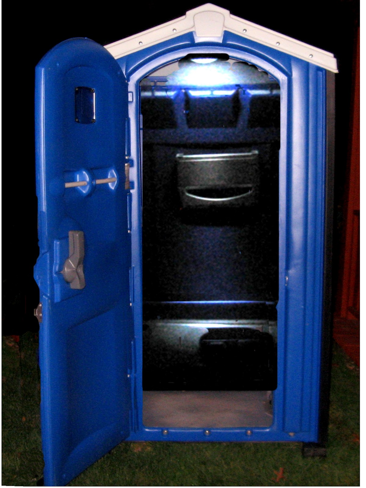 green energy initiatives llc Motion Activated Solar Powered Lights for Portable Restrooms