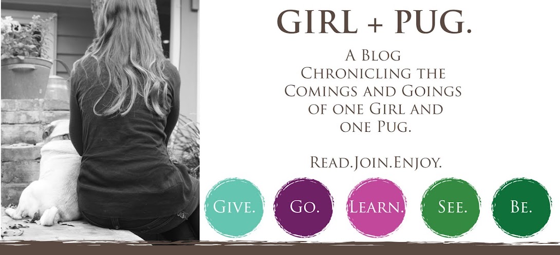 Girl + Pug