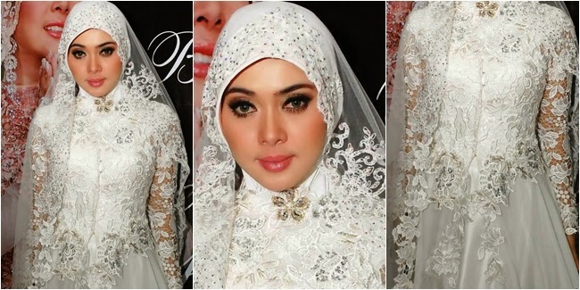 baju pengantin renda
