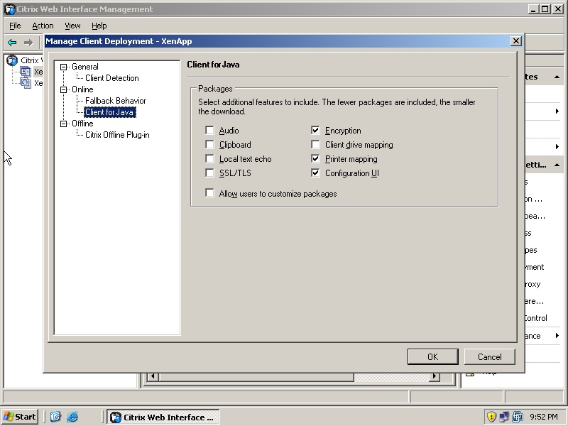 Citrix Xenapp/Desktop Client Drive mapping