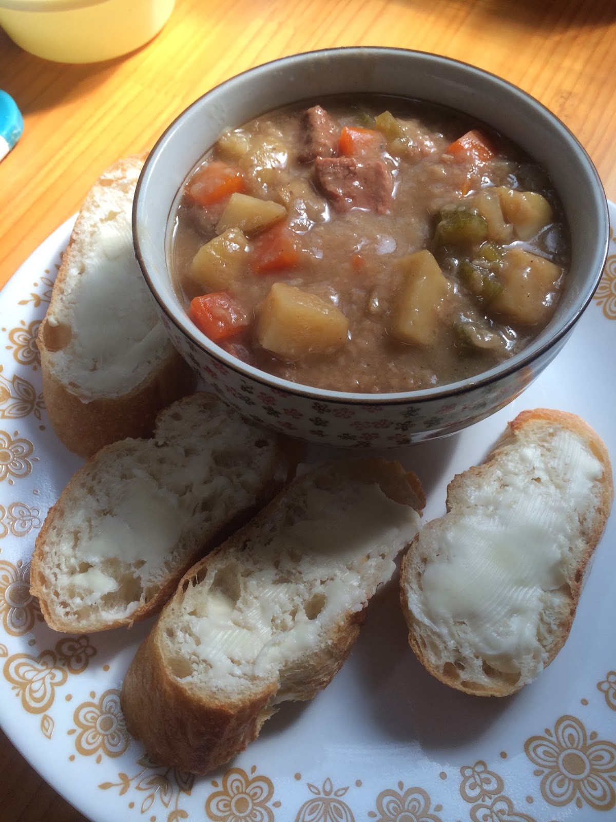Crock Pot Guinness Beef Stew Simmering Seoul