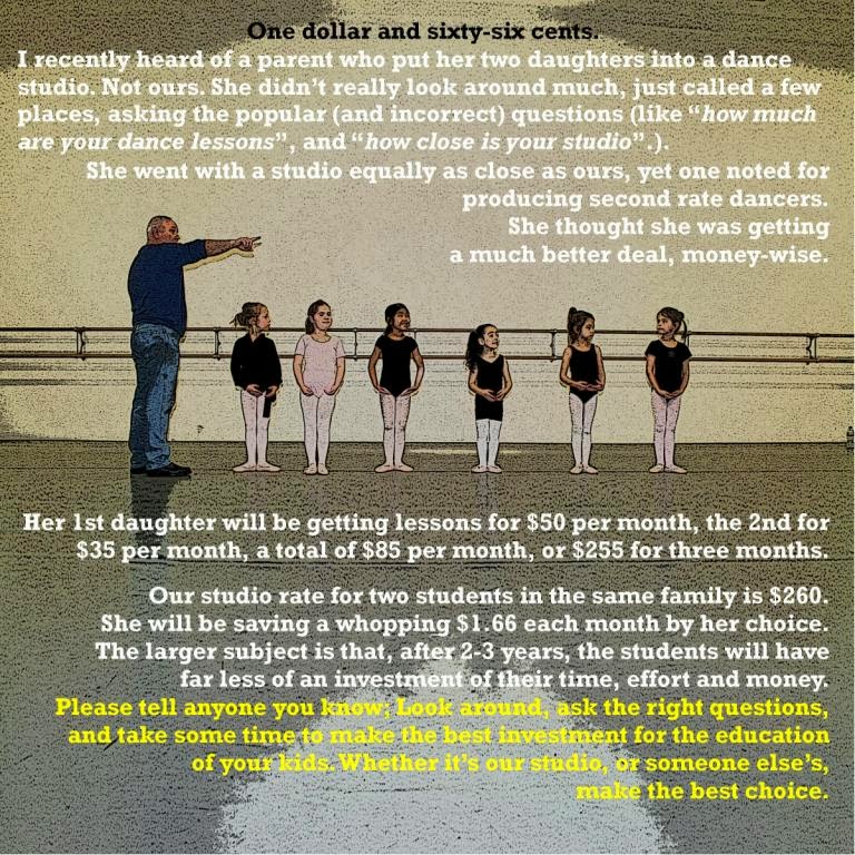 Inside the Mind of Mr. H One dollar and sixty six cents