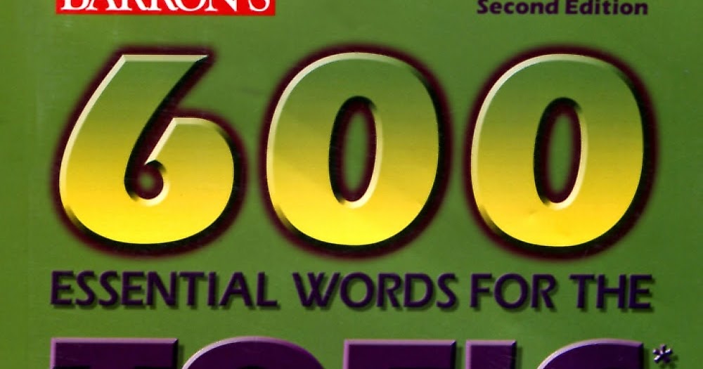 Dollarupload 600 Essential Words For The Toeic Test With 2 Audio Cd