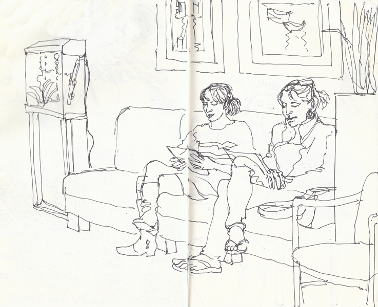 Waiting Room Urban Sketchers