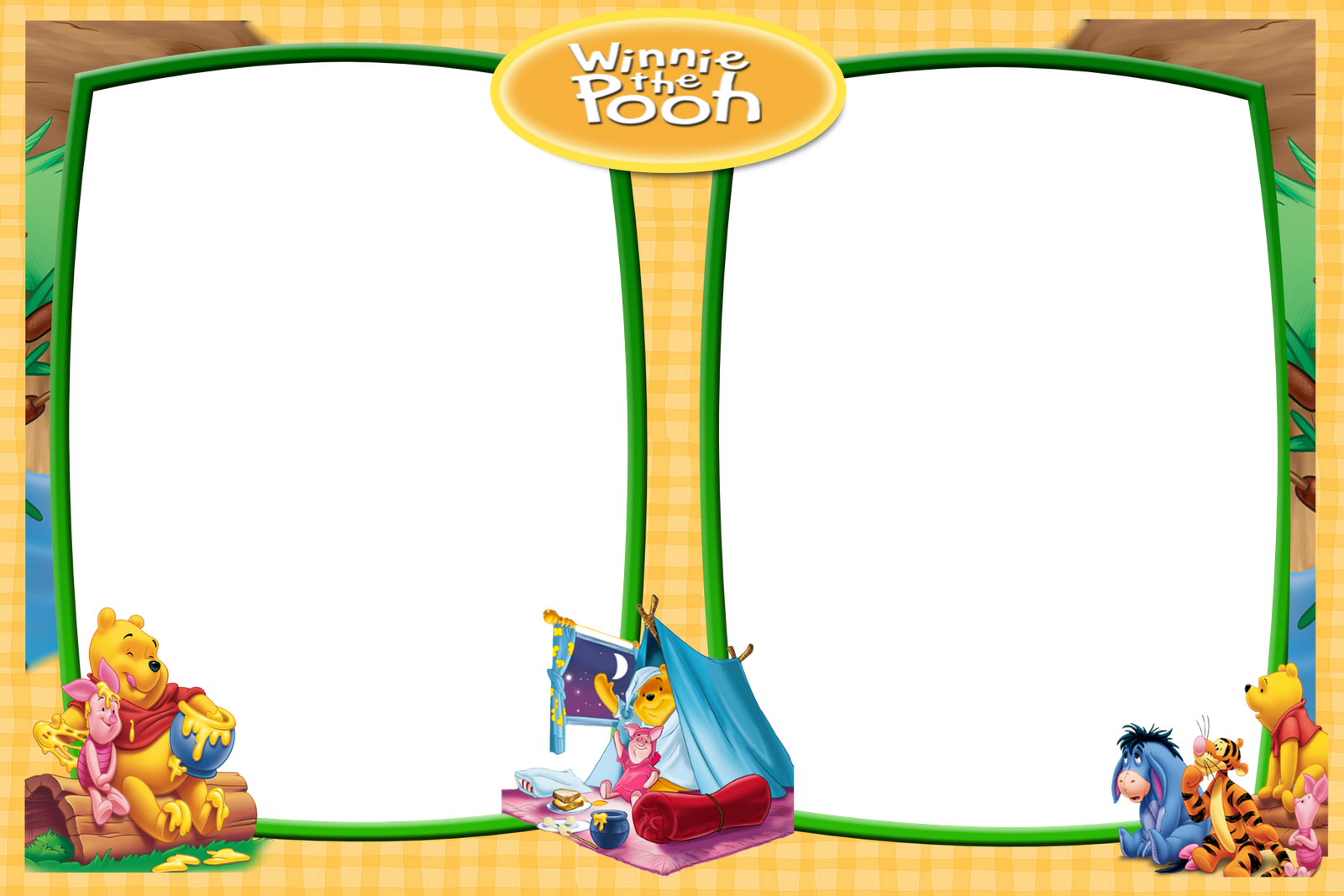 Frames PNG Winnie the pooh 1 Imagens para