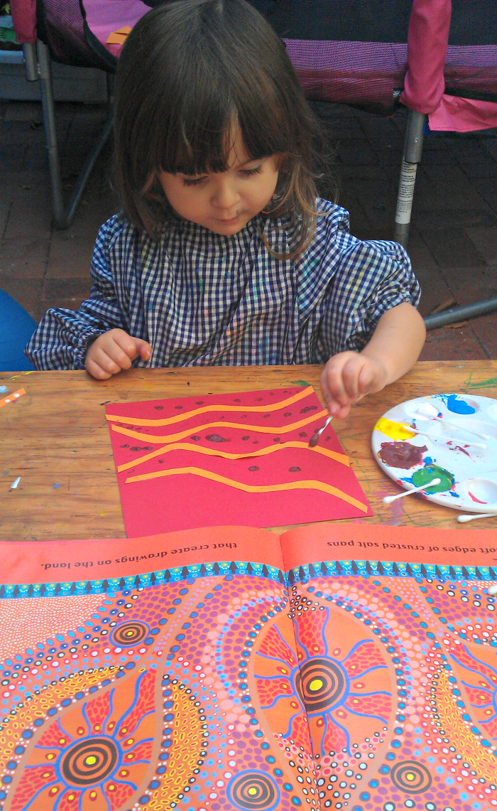 AUSTRALIAN ABORIGINAL DOT PAINTING FOR KIDS AND ART RESOURCES