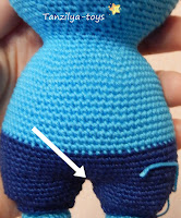 Как связать Печальку крючком