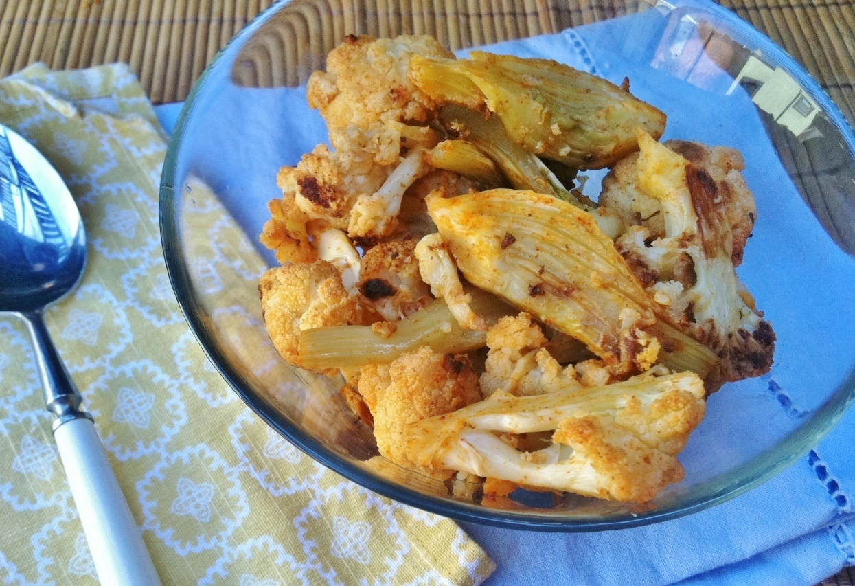 Lancaster Farm Fresh CSA Recipe Group Cumin Roasted Fennel & Cauliflower