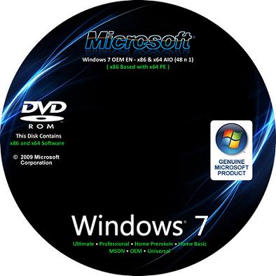 Windows 7 AIO 48 in 1 Multilingual Untouched (x86,x64)
