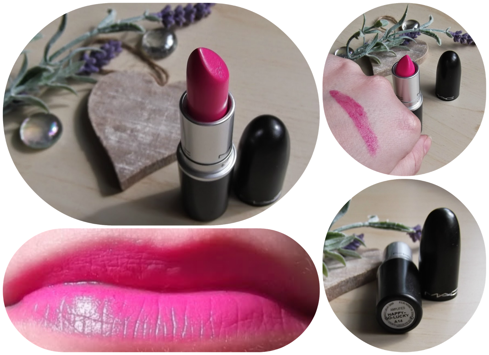 MAC Happy go lucky Amplified lipstick review swatches