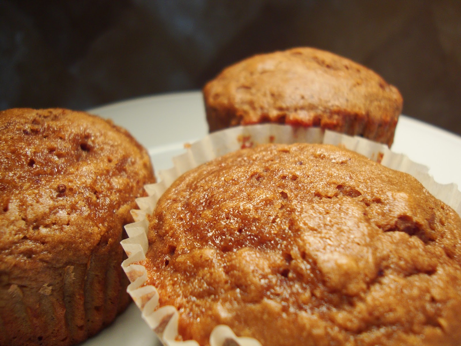 In Mo's Kitchen Chickpea Flour Banana Muffins