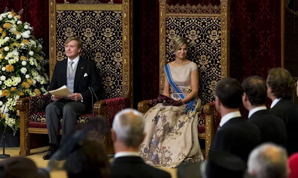 King Willem - Alexander and Queen Maxima of The Netherlands, Prince Constantijn and Princess Laurentien attends the opening of the 2015 Prinsjesdag (Prince's Day) 