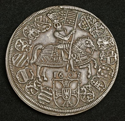 Prussia Teutonic Knights Order Silver Thaler coin