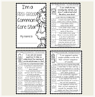 Common Core Star Rubircs and Checklists for grade one Common Core Star Rubircs and Checklists for grade one