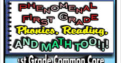 Phenomenal First Grade: Math Facts Fluency Pack For First Grade