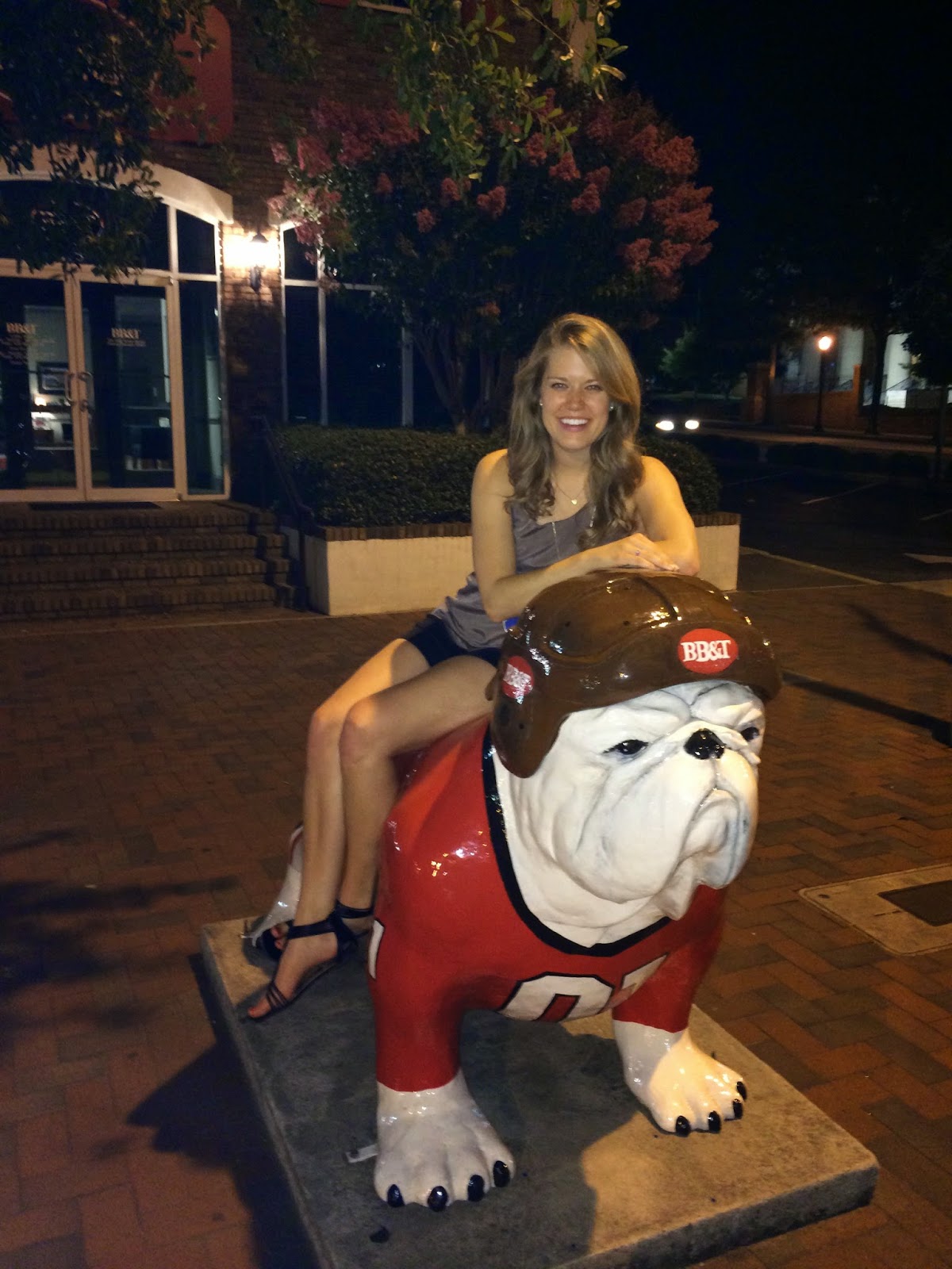 for remembering the good Athens Bulldog Statues