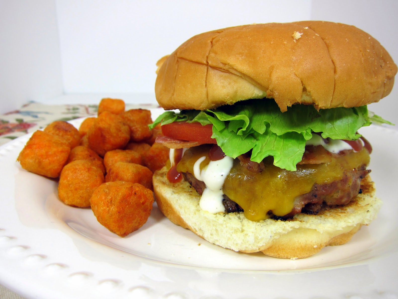 BBQ Ranch Burgers Plain Chicken