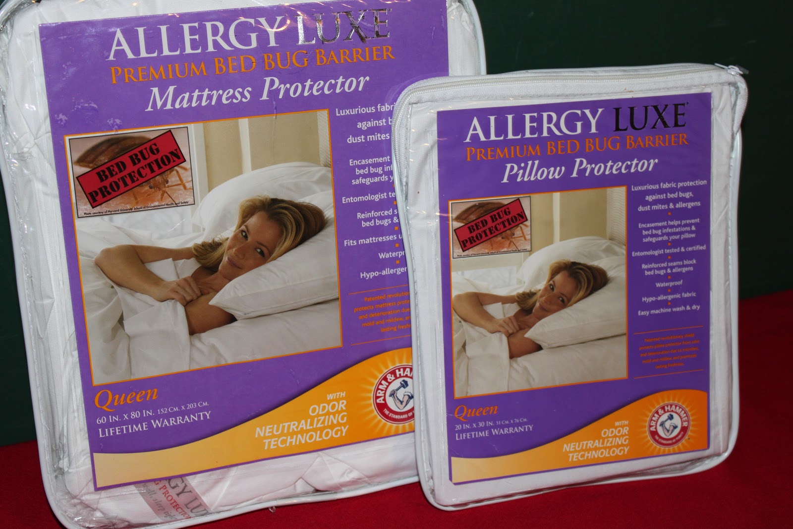 allergy luxe bed bug mattress protector