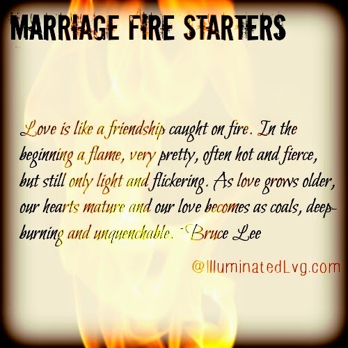 Illuminated Living Marriage Fire Starters