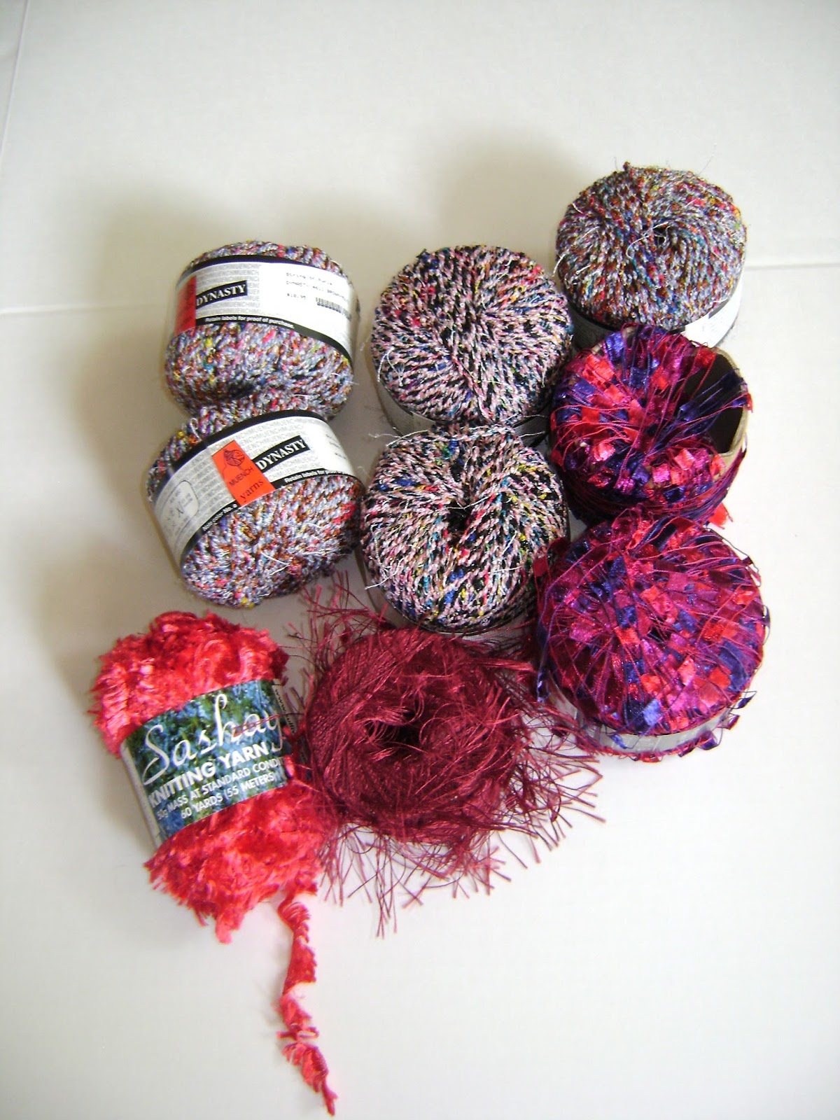 Creative Designs by Sheila Zachariae Yarn Stash Sale Bags Of Yarn