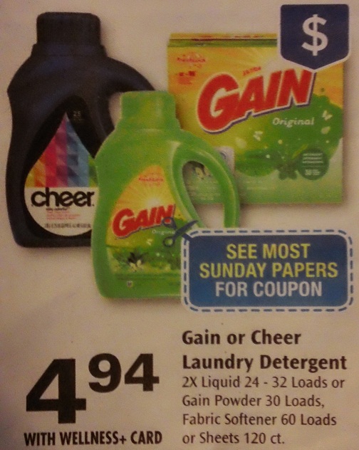 Extreme Couponing Mommy 1.95 Cheer Laundry Detergent at Rite Aid