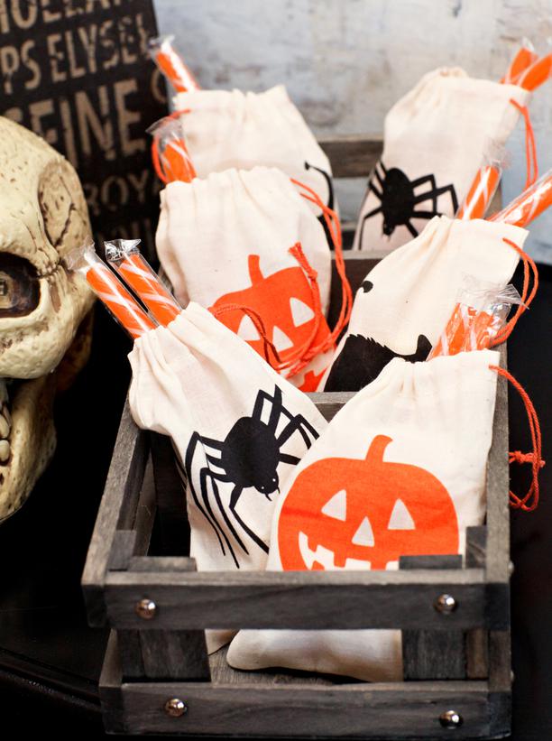 Modern Furniture Halloween Party Favor and Treat Bag 2012 Ideas from HGTV