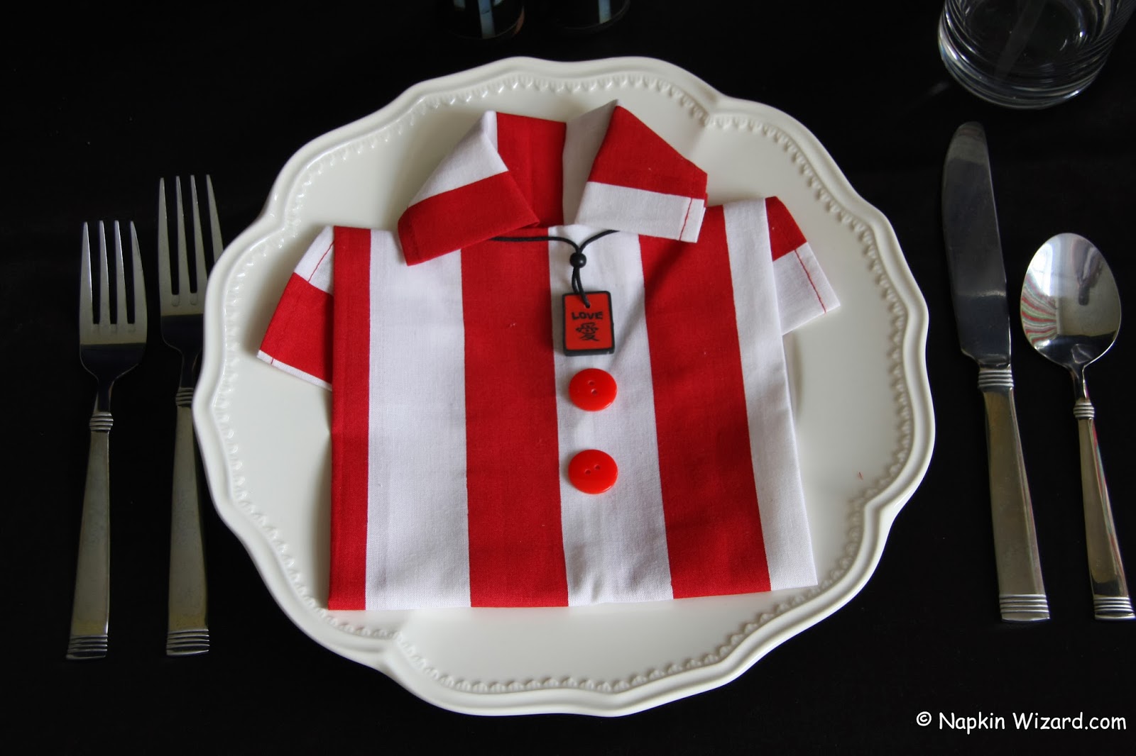 DIY Shirt Napkin Fold The Idea King