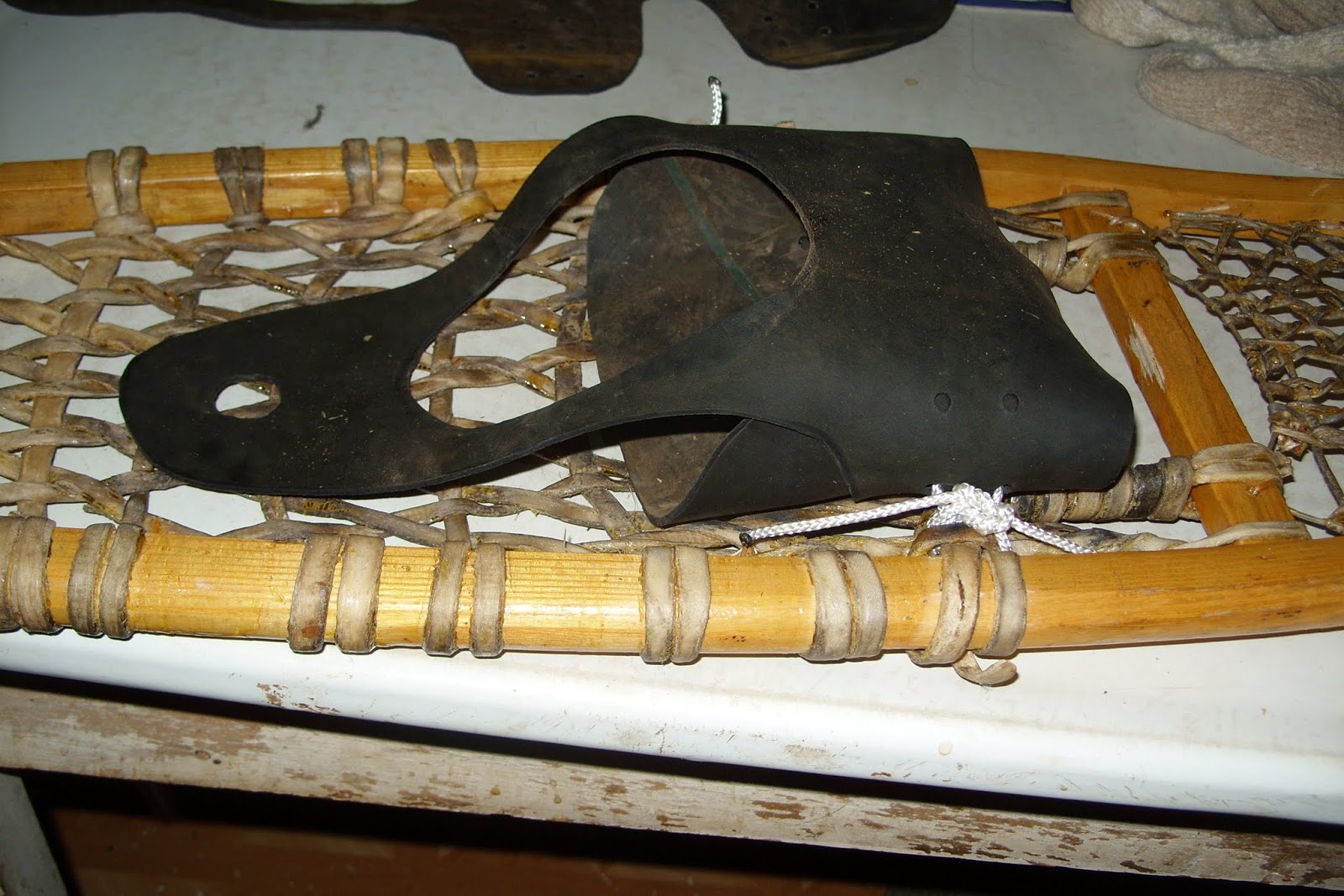 Forest House Farm DIY Snow Shoe Bindings