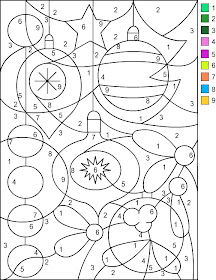 Free christmas printables for kids Nicole's Free Coloring Pages: CHRISTMAS * Color by Number