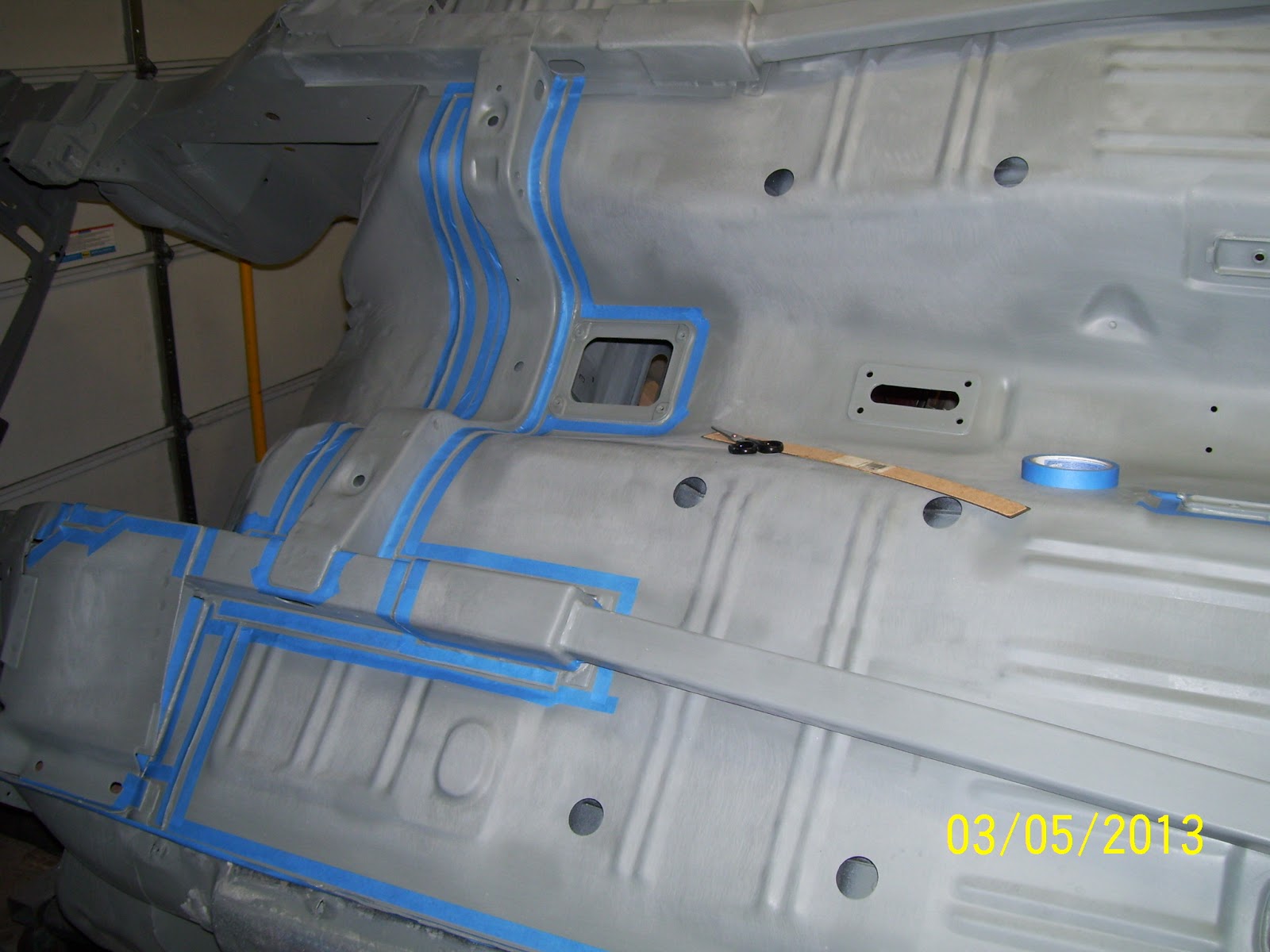 Night Mission Boss 302 Blog Exterior Floor Seam Sealing Completed