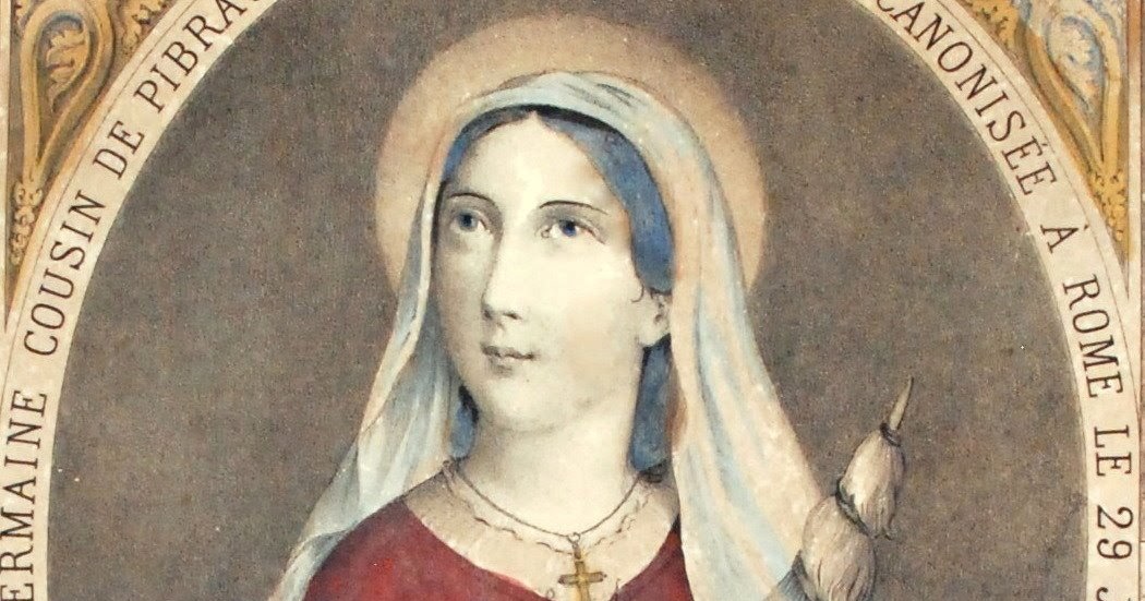 AUX 2 TABLES... Sainte Germaine de Pibrac.