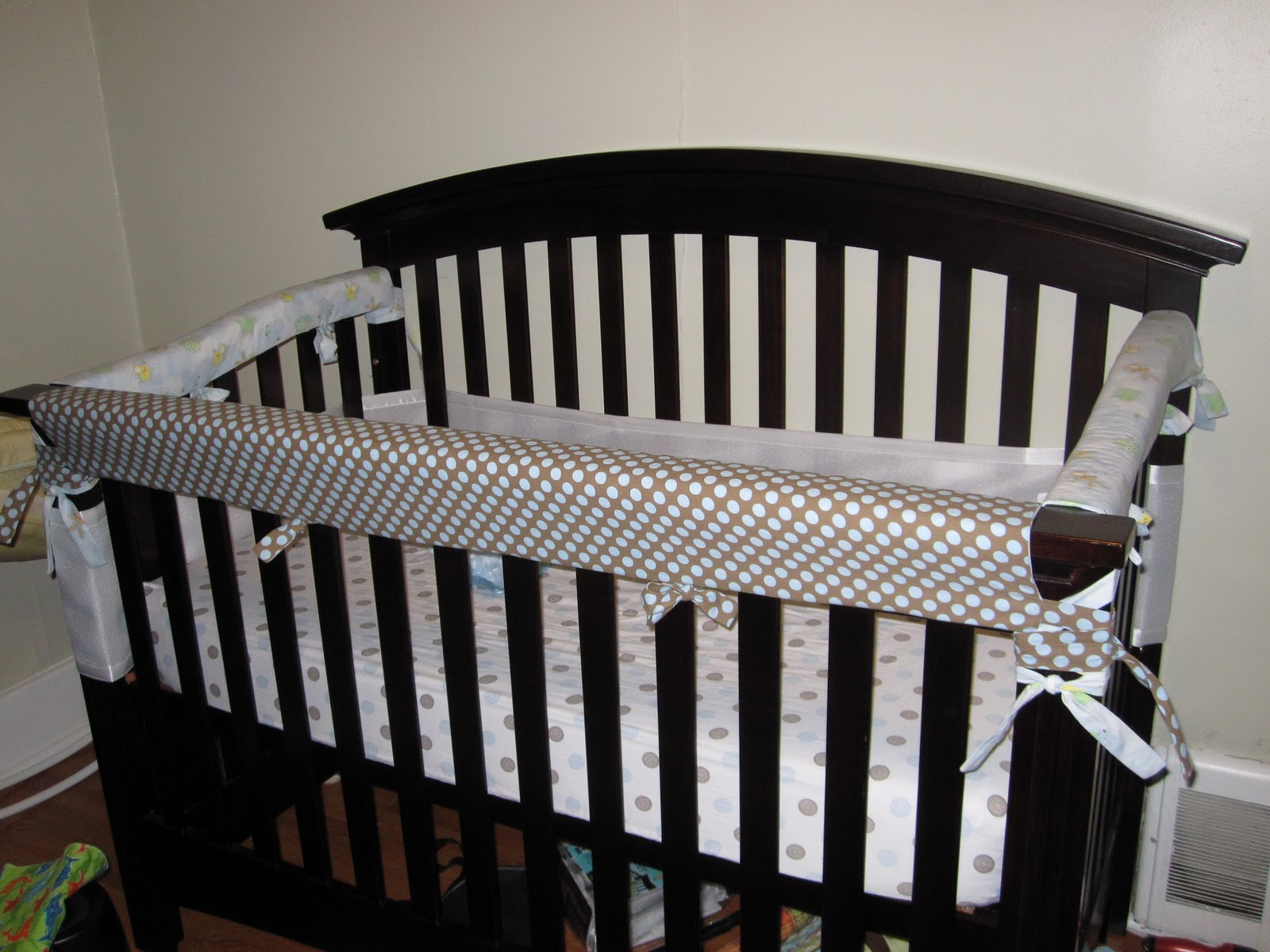 Adventures in Parenthood DIY Crib Rail Teething Guard