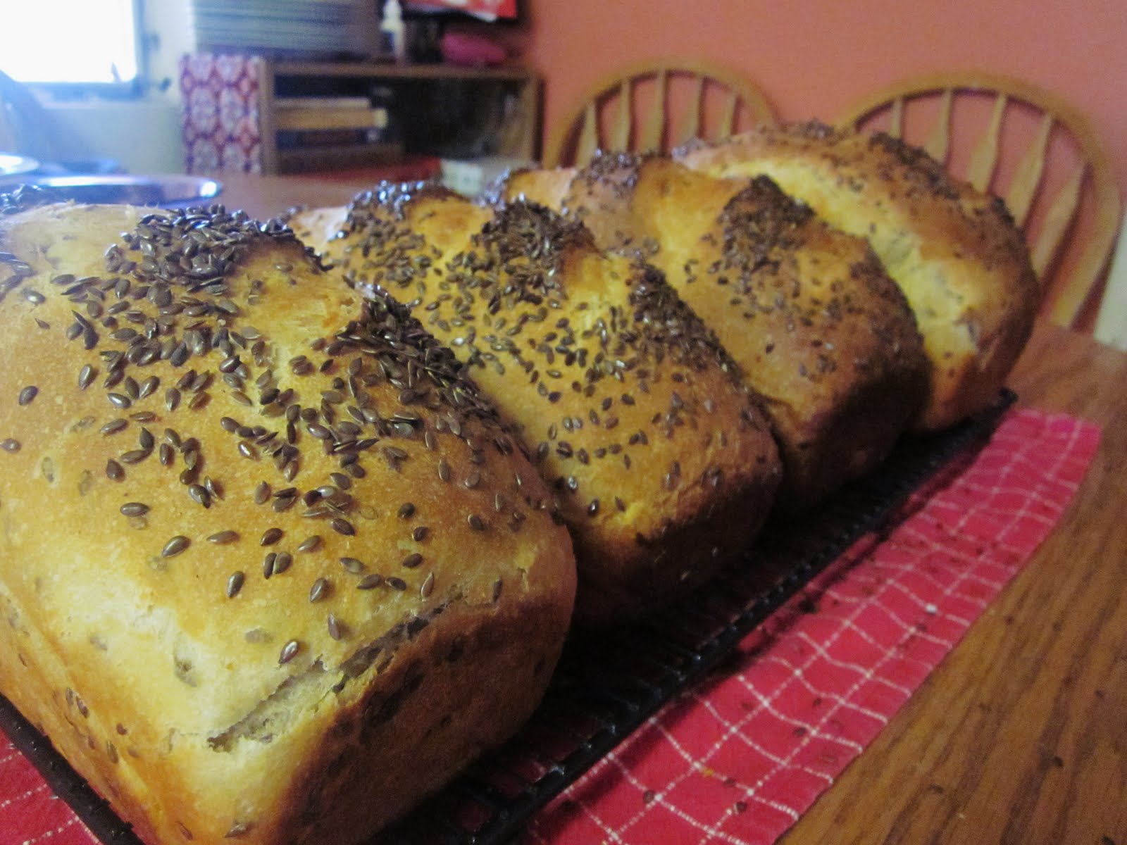 Chef Tess Bakeresse Bold Better Bread on Whole Grain Bread