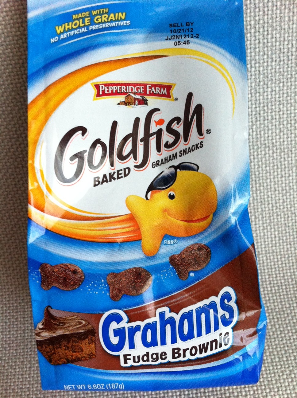 Goldfish Baked Grahams Fudge Brownie I'm Made of Sugar! Chihiro's