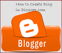 How to Create a Blog in Blogger.com/Logo How to Create,Blog,Blogger.com,logo