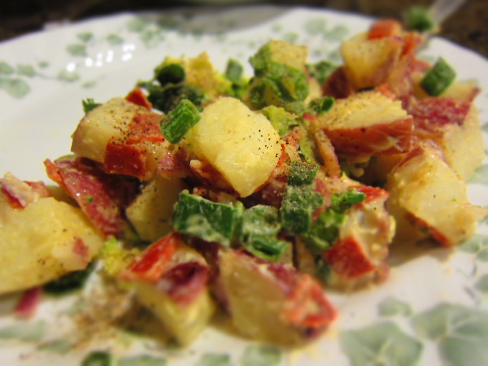 Mary's Kitchen Diaries Red Potato and Broccoli Salad