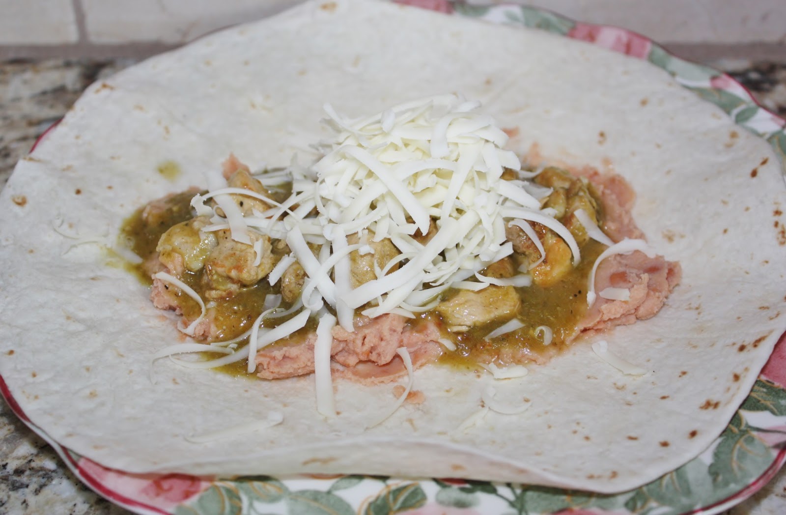 Pork Chile Verde Burrito