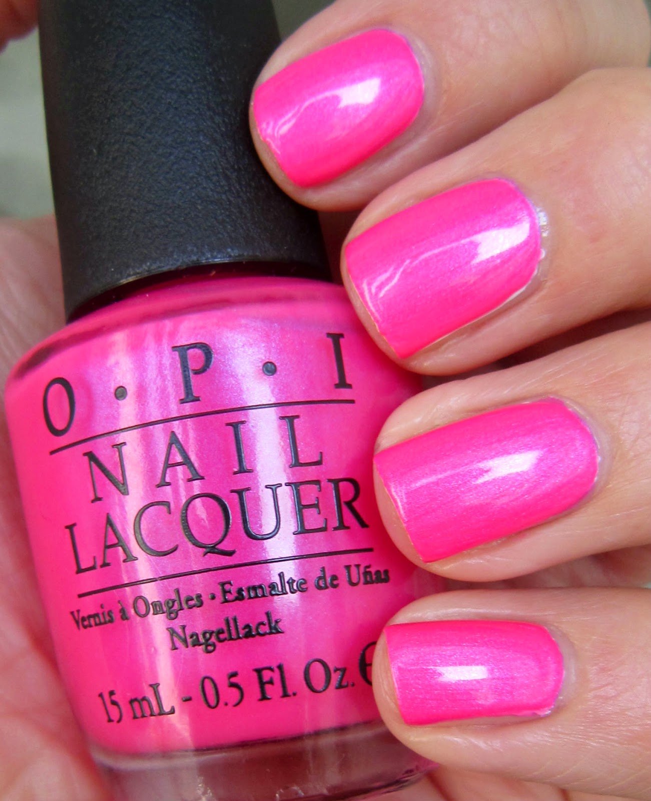 NAILTASTIC OPI Hotter Than You Pink