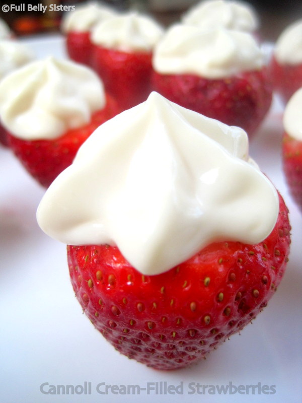 Cannoli Cream-Filled Strawberries