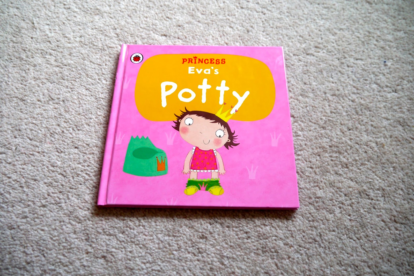 Personalised potty book by Penwizard Kerry Louise Norris