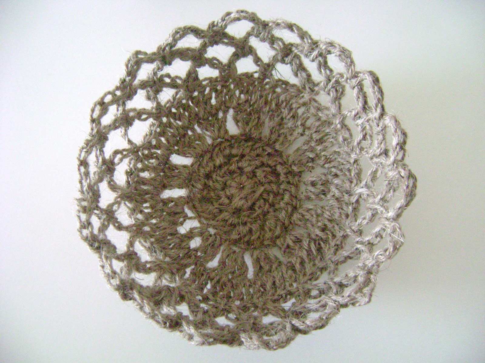 DK's Craft Café Jute Twine Crochet Basket